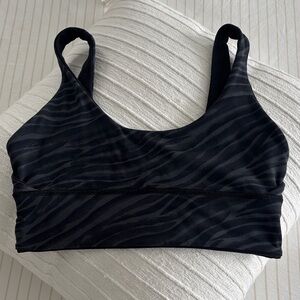 Lululemon Align Bra Black Zebra Print